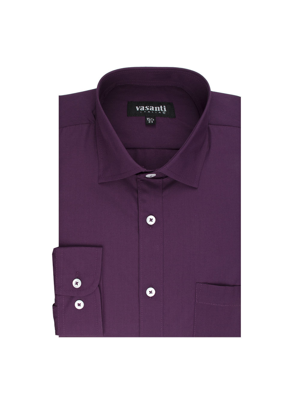 camisa color uva para hombre