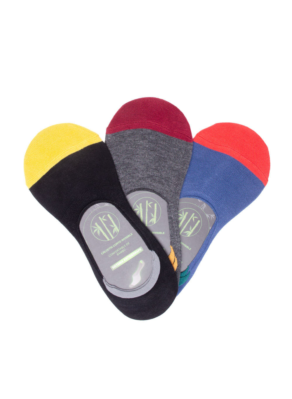 Set de 3 pares de calcetines invisibles – Calcetino