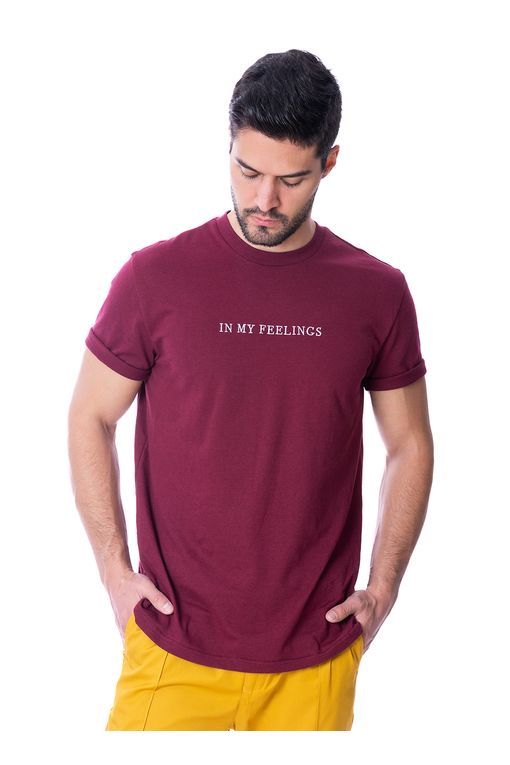 Playera vino online hombre