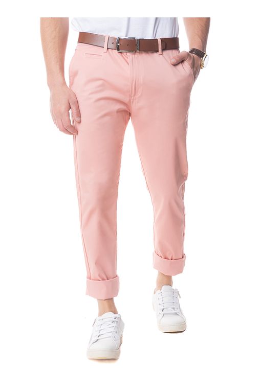 Pantalon discount rosa hombre