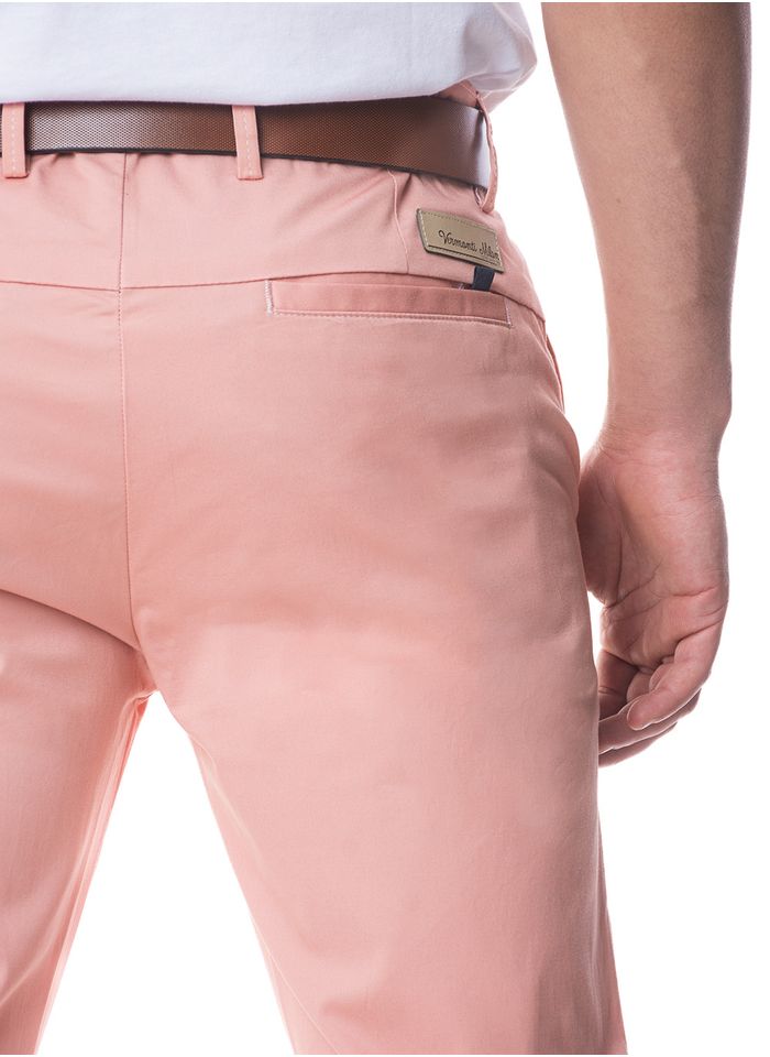 Pantalon rosa palo online hombre